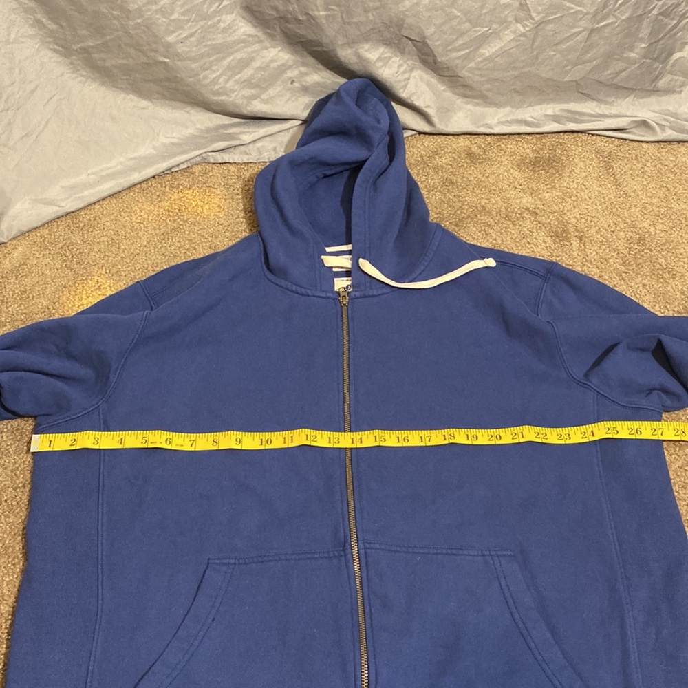 Over-Sized Life Is Good Zip-Up Sweater - Picture 6 of 9